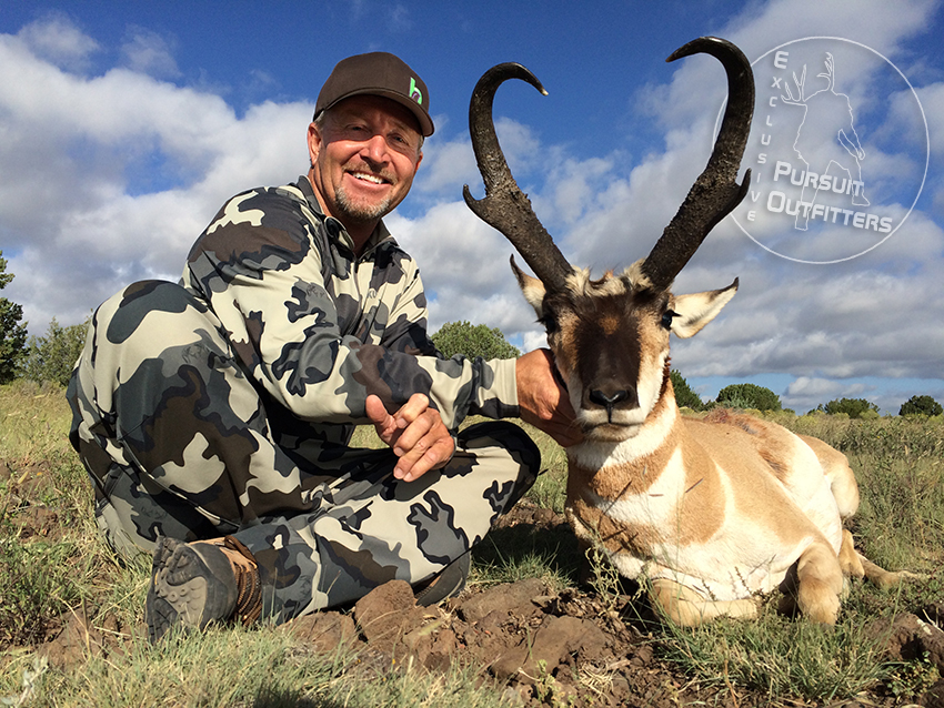 Mike Blohm with his beautiful Arizona Trophy Pronghorn Antelope. 