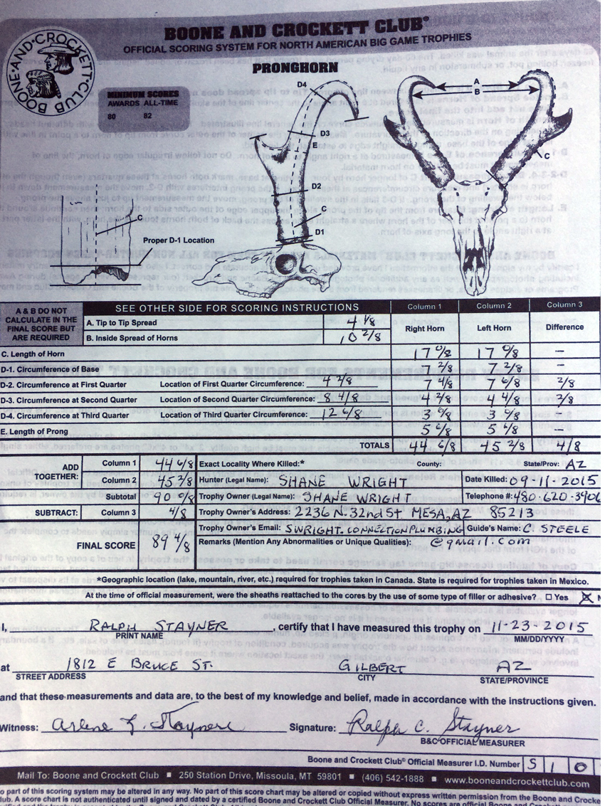 Arizona Pronghorn Antelope Hunts Exclusive Pursuit Outfitters LLC