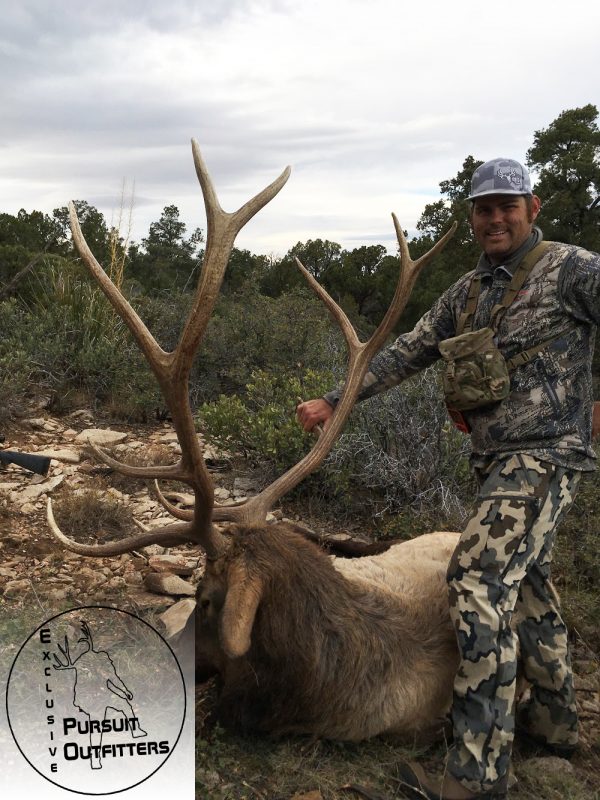 Chad w/ his biggest late season elk