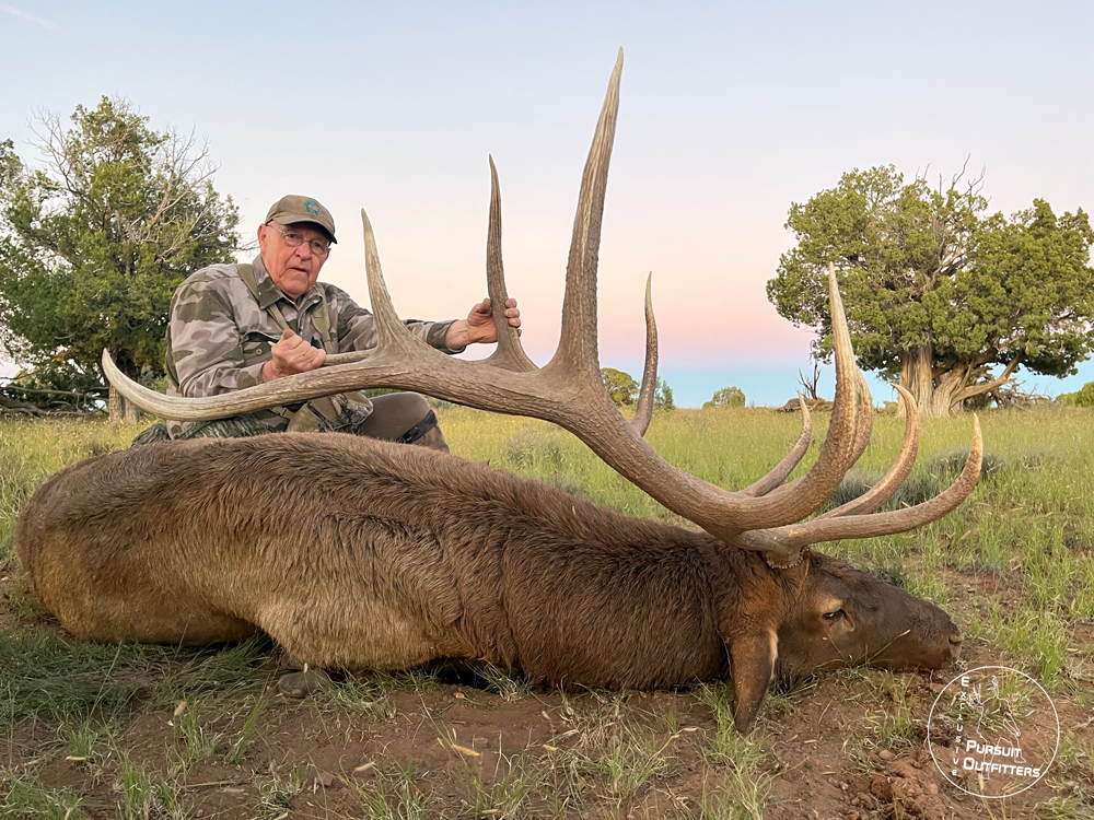 Craig w/ his big old bull elk