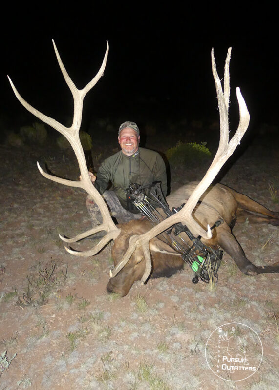 Greg w/ an archery elk legend of a bull