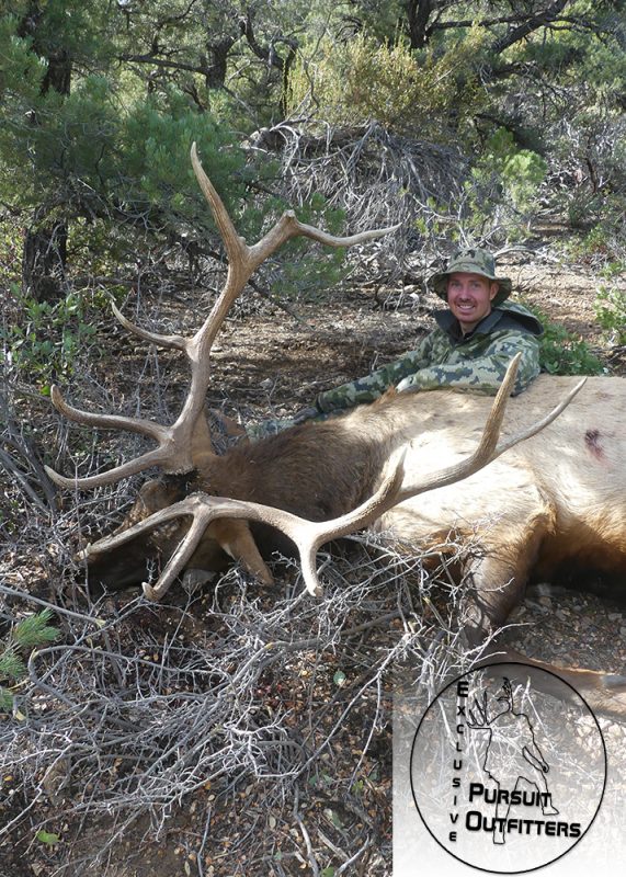 Ian w/ his 350" late season bull